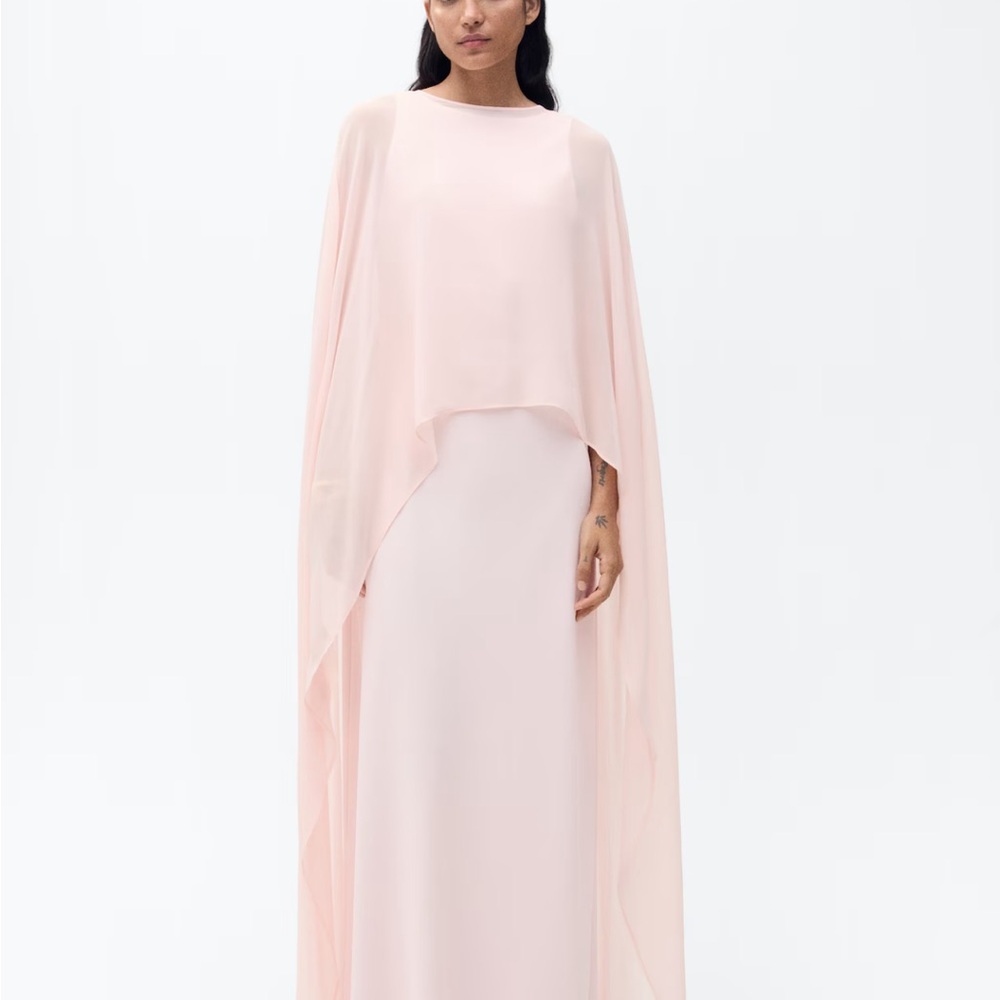 Mango long Semi Transparent Cape
